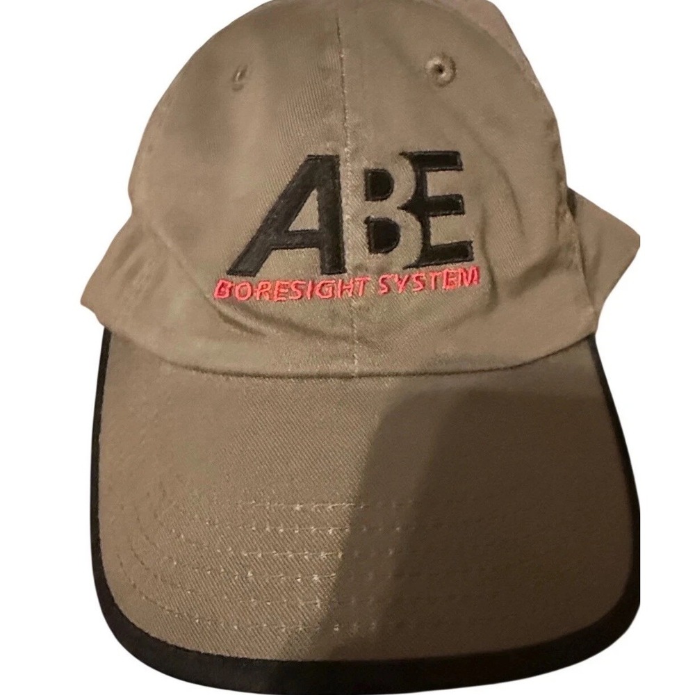 AAI Port Authority ABE Boresight System Hat Khaki Tan Strapback Cap